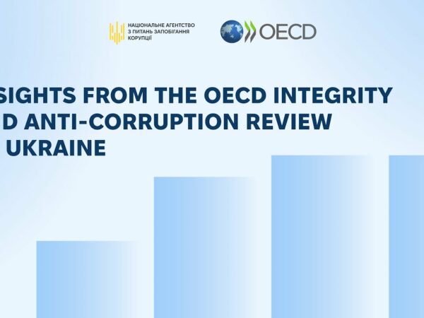 Insights from the OECD Integrity and Anti-Corruption Review of Ukraine