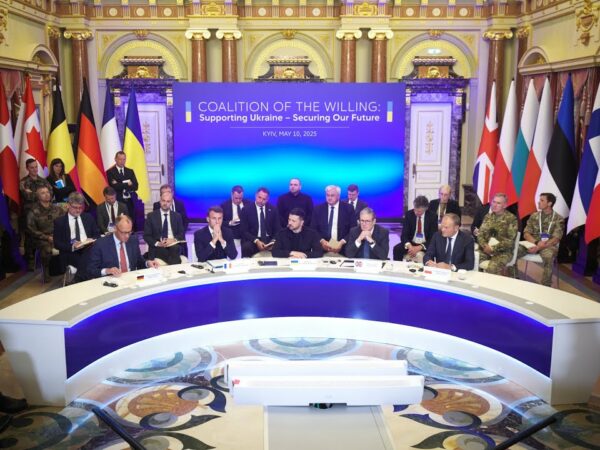 Участь Володимира Зеленського в засіданні лідерів країн коаліції охочих