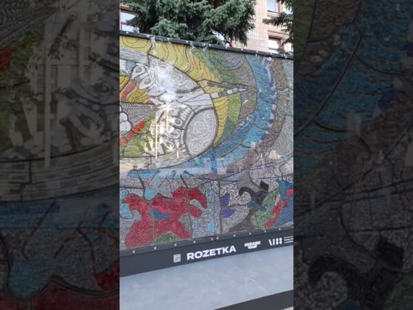 Відтворена мозаїку Алли Горської «Боривітер» #art
