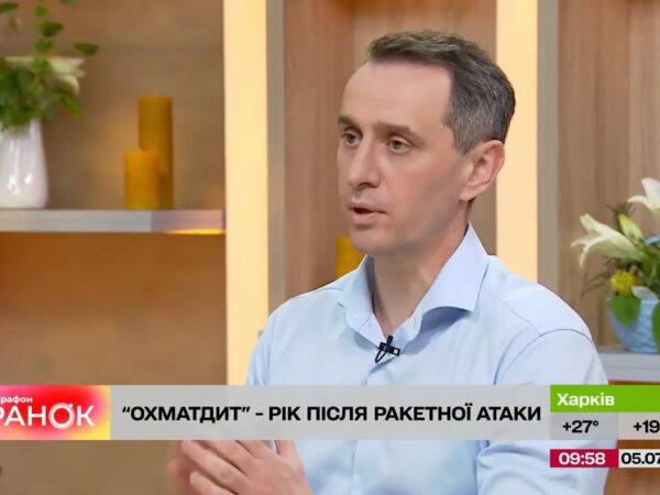 Як триває відбудова Охматдиту після атаки – міністр Віктор Ляшко в ефірі «Сніданку з 1+1»