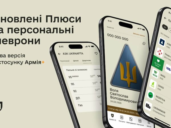 Персональні шеврони, оновлення Плюсів: нова версія Армія+