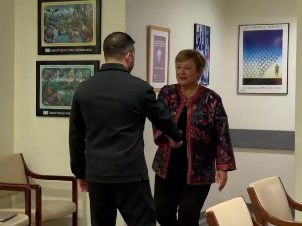 Новини України - Зеленський обговорив з директоркою МВФ заморожені активи РФ