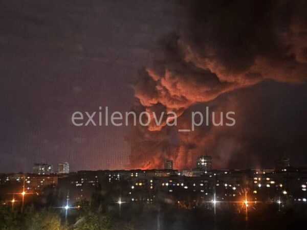 Новини України - Дрони атакували окупований Донецьк: потужна пожежа