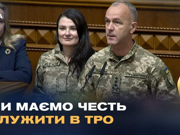 "Ми маємо честь служити в ТрО": Промова Андрія Кожем'якіна про роль Тероборони у війні