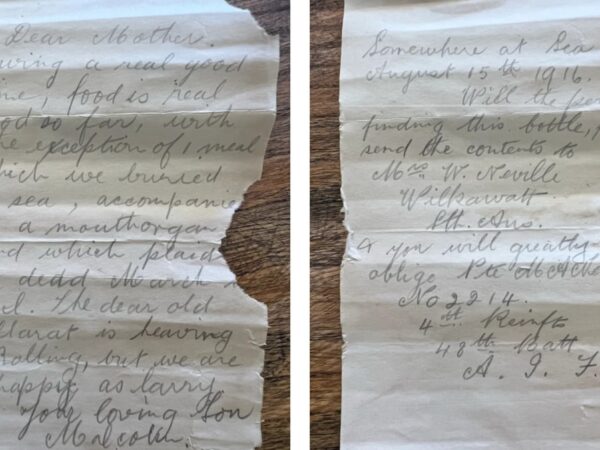 Новини світу - На пляжі в Австралії знайшли пляшку з листами солдатів Першої світової