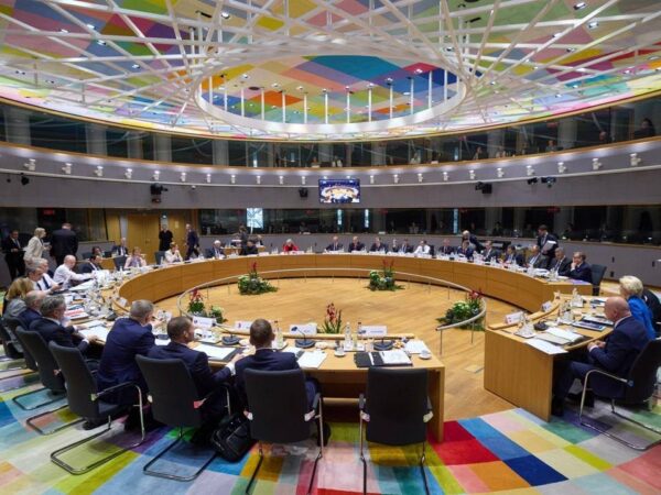 Звернення Володимира Зеленського до лідерів ЄС під час засідання Європейської Ради